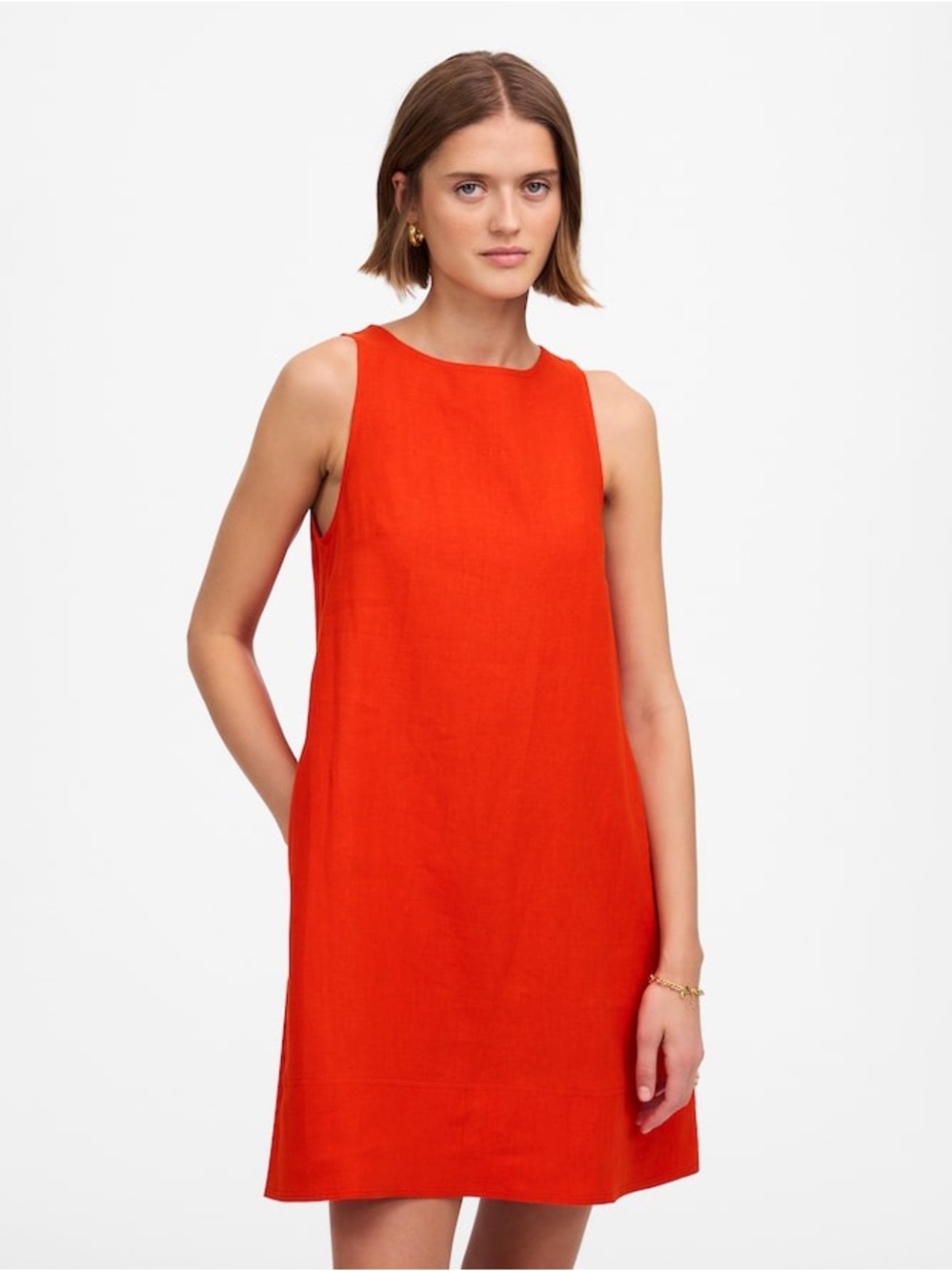 Sleeveless Shift Dress